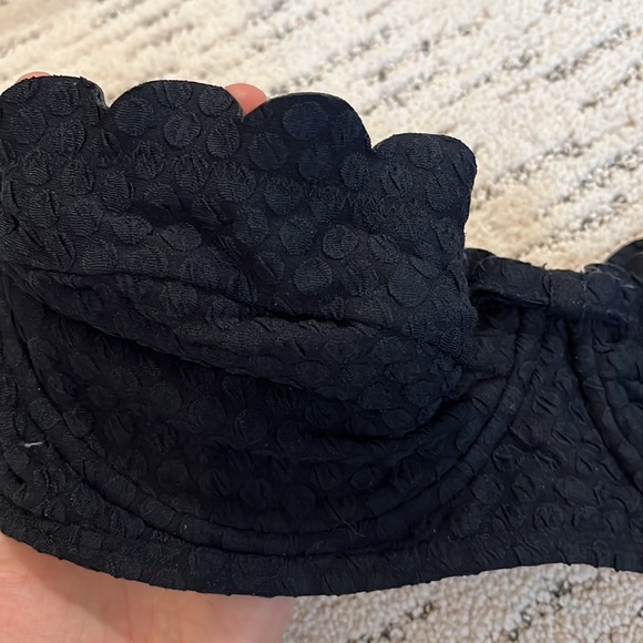 Kate spade black bikini - scalloped look - Picture 3 of 5